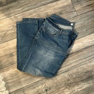 Mens NWOT GOOD THREADS skinny blue jeans 35x28